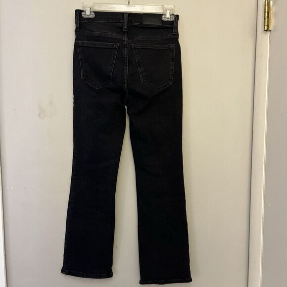 Madewell Black Jeans Cali Demi-Boot 25 Womens Gray Classic Normcore Neutral - Picture 3 of 10